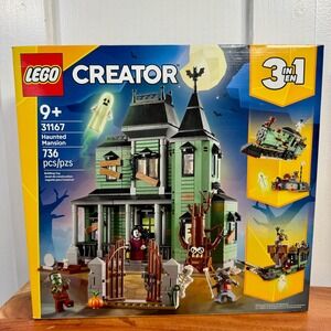 LEGO Creator 3 in 1 Haunted Mansion Building Toy Set 31167 736 Pieces